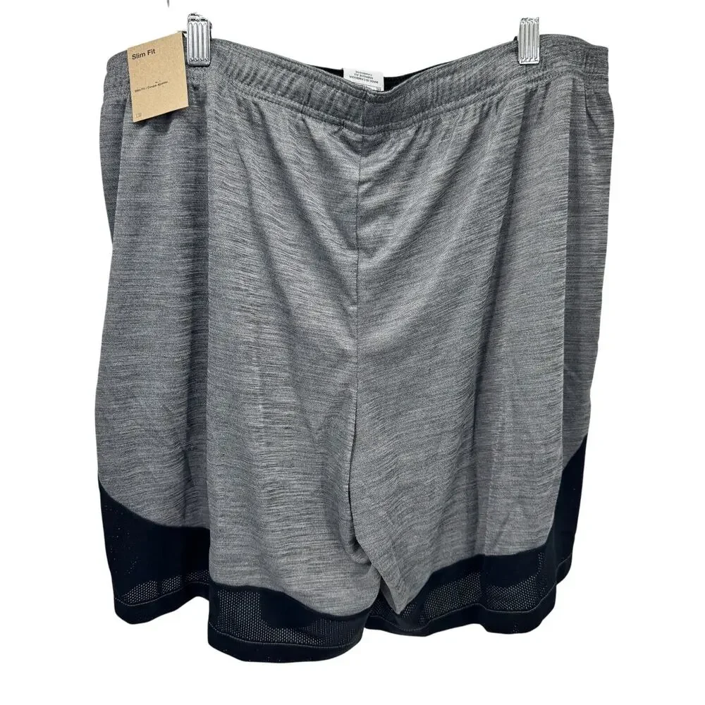 Nike Soccer Shorts Mens XXL 2XL Slim Fit Academy‎ Dri-Fit Drawstring Active NEW